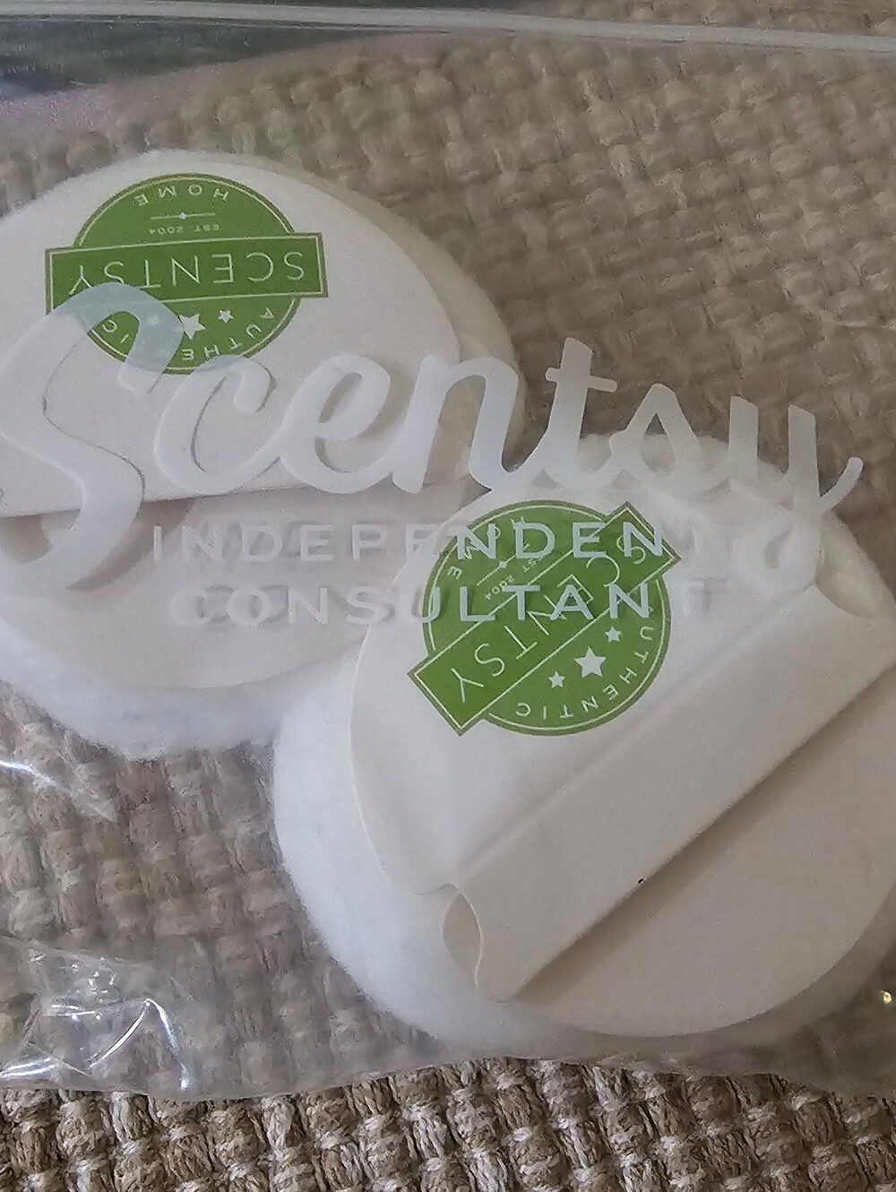 Set Of Two Scentsy Cotton Cleanups New In Package - Picture 2 of 7
